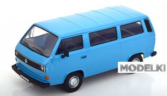 1:24 VOLKSWAGEN T3 Bus, blue - 79376BL