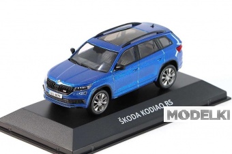 1:43 SKODA Kodiaq RS (2019), blue - DEKALEJDOSKOP140