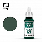 Краска акриловая `Panzer Aces` Зеленый стоп-сигнал / Green Tail Light - 70308