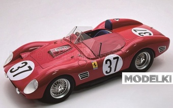 1:18 FERRARI DINO 196S 1984cc V6 Spider n 37 12h Sebring (1961) William Helburn - Skip Hudson - John Fulp - TM18-362F