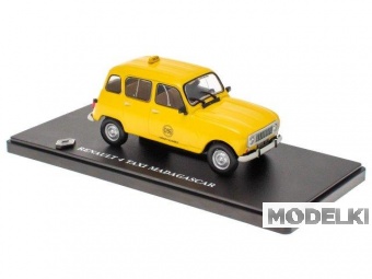 1:43 RENAULT 4 Taxi Madagascar (1983), Yellow - R4P066