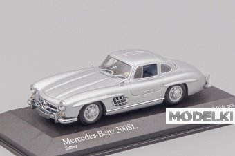1:43 (Б/У) MERCEDES-BENZ 300SL, silver - 400039002-X1