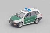 1:43 TOYOTA RAV4 Police of Dubai United Arab Emirates, green / white - PM001
