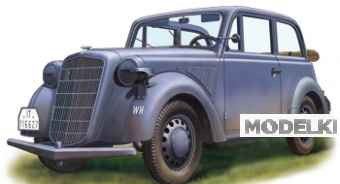 1:35 Сборная модель Автомобиль German Light Staff Car 'Stabswagen' Model1937(Cabriolet) - CB35047