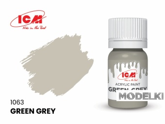 Краска для творчества, 12 мл, цвет Серо-зеленый(Green-Grey) - C1063