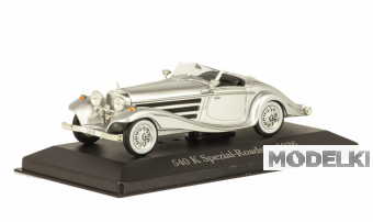 1:43 Mercedes-Benz 540K Special Roadster W29 1936 серебристый - B66041057