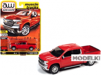 1:64 CHEVROLET Silverado LTZ Z71 (2019), red - AWSP053B