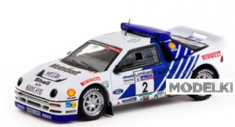 1:64 FORD RS200 #2 S.Blomqvist/B.Berglund Rallye WM RAC Rallye (1986) - T64P-001-86RAC02