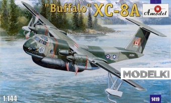 1:144 Сборная модель Канадский опытный самолет de Havilland Canada XC8A ACLS Buffalo - 1419