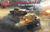 1:35 Немецкий танк Panzer IV Ausf.H Krupp Entwurf W1466