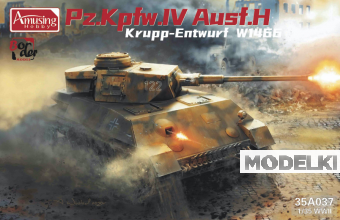 1:35 Немецкий танк Panzer IV Ausf.H Krupp Entwurf W1466