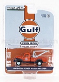 1:64 DODGE Power Wagon Pick-up Truck Gulf Wrecker Road Service - Carro Attrezzi (1947), Orange Black - 41145A