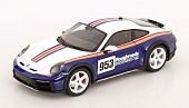 1:18 PORSCHE 911 992 №953 Rally Dakar Roughroads Coupe (2023), White Blue - 110062075