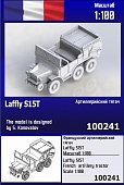1:100 Сборная модель Французский артиллерийский тягач Laffly S15T - 100241