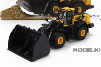 1:50 KOMATSU Wa475-10 Ruspa Gommata - Scraper Tractor, Yellow Black - UH8171
