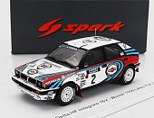 1:43 LANCIA Delta Hf Integrale 16v Team Martini Racing №2 Winner Rally 1000 Lakes (1991) Juha Kankkunen - Juha Piironen, White Red Blue - S9010