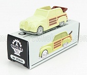 1:76 FIAT 1100 E Cabriolet Open Venilia Carrozzeria Savio (1949), Light Yellow Wood - ART2021A