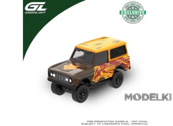 1:64 FORD Bronco (Lifted), Werewolf Tribute with Werewolf Accessory *Halloween Monster Edition* (1967) - 30565D