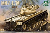 1:35 (Б/У) Сборная модель US Medium Tank M47 E/M 2in1 - 2072-X1