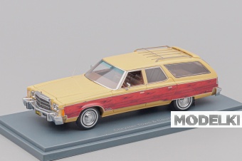 1:43 (Б/У) CHRYSLER Town A Country, beige wood - NEO44795-X1