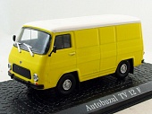 1:43 ROCAR Autobuzul TV 12 F, серия грузовиков от Atlas Verlag, желтый - 7167126