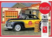 1:25 Сборная модель Plymouth Coupe (Coca-Cola) 2T, plastic modelkit 1941 - amts1197