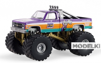 1:64 CHEVROLET K-10 Monster Truck Chuck E. Cheese Racing World and Hendrick Motorsports Collaboration *Kings of Crunch* (1977) - 30570