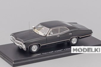 1:43 (Б/У) CHEVROLET Impala 4-doors Sport Sedan (1967), black - TSM114331-X1