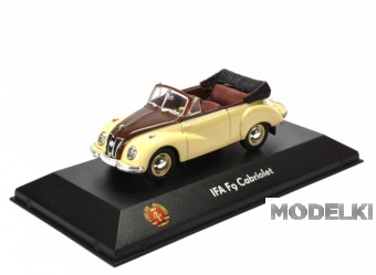 1:43 IFA F9 Cabriolet 1952 Beige/Maroon - 7230007
