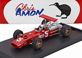 1:43 FERRARI F1 312 №5 2nd British Gp (1968) Chris Amon - With Driver Figure, Red - R172B-CH