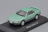 1:43 NISSAN Silvia (S13) 1988 Light Green Metallic - 420181