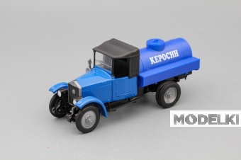 1:43 АМО Ф-15 Топливозаправщик цистерна 'Керосин', синий - ELK-881