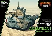 Игрушка сборная Британский танк A12 Matilda II (карикатура, сборка без клея для детей) - WWT-014