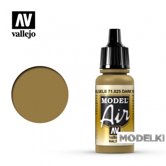 Краска акриловая `Model Air` Желтый темный/Dark Yellow - 71025