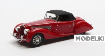 1:43 DELAHAYE 135MS Grand Sports Roadster Figoni Falaschi (закрытый) 1939 Red - MX40408-032