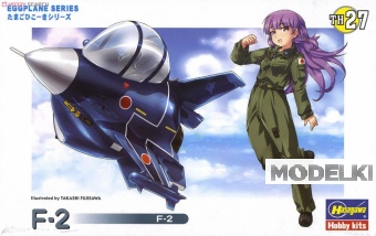 Сборная модель Самолет EGG PLANE F-2 - 60137