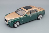 1:18 (Б/У) ROLLS-ROYCE Ghost Brooklands, green / gold - 08802GRG-X1