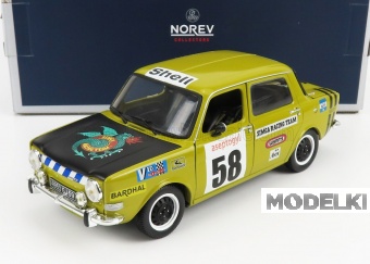1:18 SIMCA 1000 Rally 2 Srt №58 (1973), green black - 185699-2