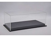 1:18 Display Case Mulhouse with Black Carbon Base - 325x165x125mm - atl10294