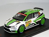 1:24 SKODA Fabia R5 #32 'Skoda Motorsport' Rovanpera/Halttunen 12 место Rally Catalonia (2018) - 24RAL031B