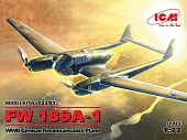 1:72 Сборная модель Германский самолет-разведчик FW 189A-1 - 72291