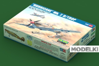 1:48 Сборная модель Британский истребитель Hawker Hurricane Mk.IId/Trop - 81780