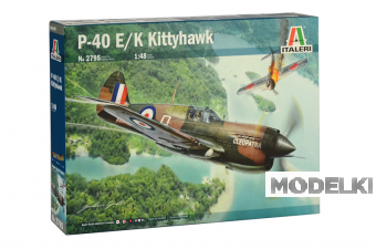1:48 Сборная модель Самолёт P-40 E/K KITTYHAWK - 2795
