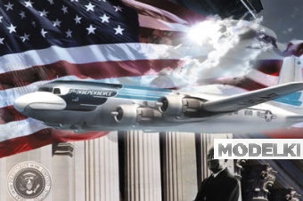1:144 Сборная модель Самолет Douglas VC-118 'The Indepence' - 307
