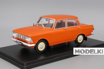 1:24 МОСКВИЧ-412, Легендарные Советские Автомобили 21, оранжевый - LSA021