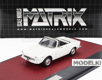 1:43 ALFA ROMEO Giulia Gt Cabriolet Spider Prototipo (1963), White - MX40102-142