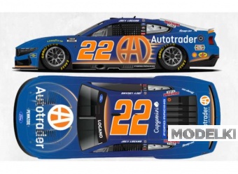 1:64 Ford Mustang #22 Joey Logano *Autotrader*, blue/orange 2026 - C222661AUTJL
