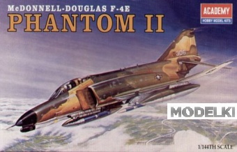 1:144 Сборная модель Самолет F-4E PHANTOM II - 12605