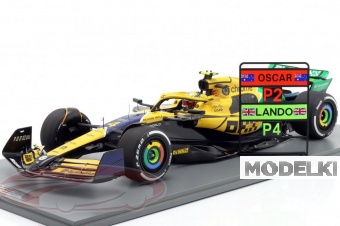 1:12 McLAREN MCL38 #4 4th Monaco GP Formula 1 Lando Norris (2024) - 12S048