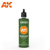 'Российский зелёный' грунтовка, 100 мл / RUSSIAN GREEN SURFACE PRIMER 100ML - AK11246